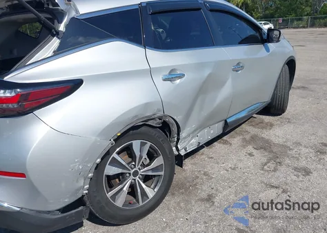 2019 Nissan Murano Sv z USA, uszkodzony, nr VIN 5N1AZ2MJ1KN154114